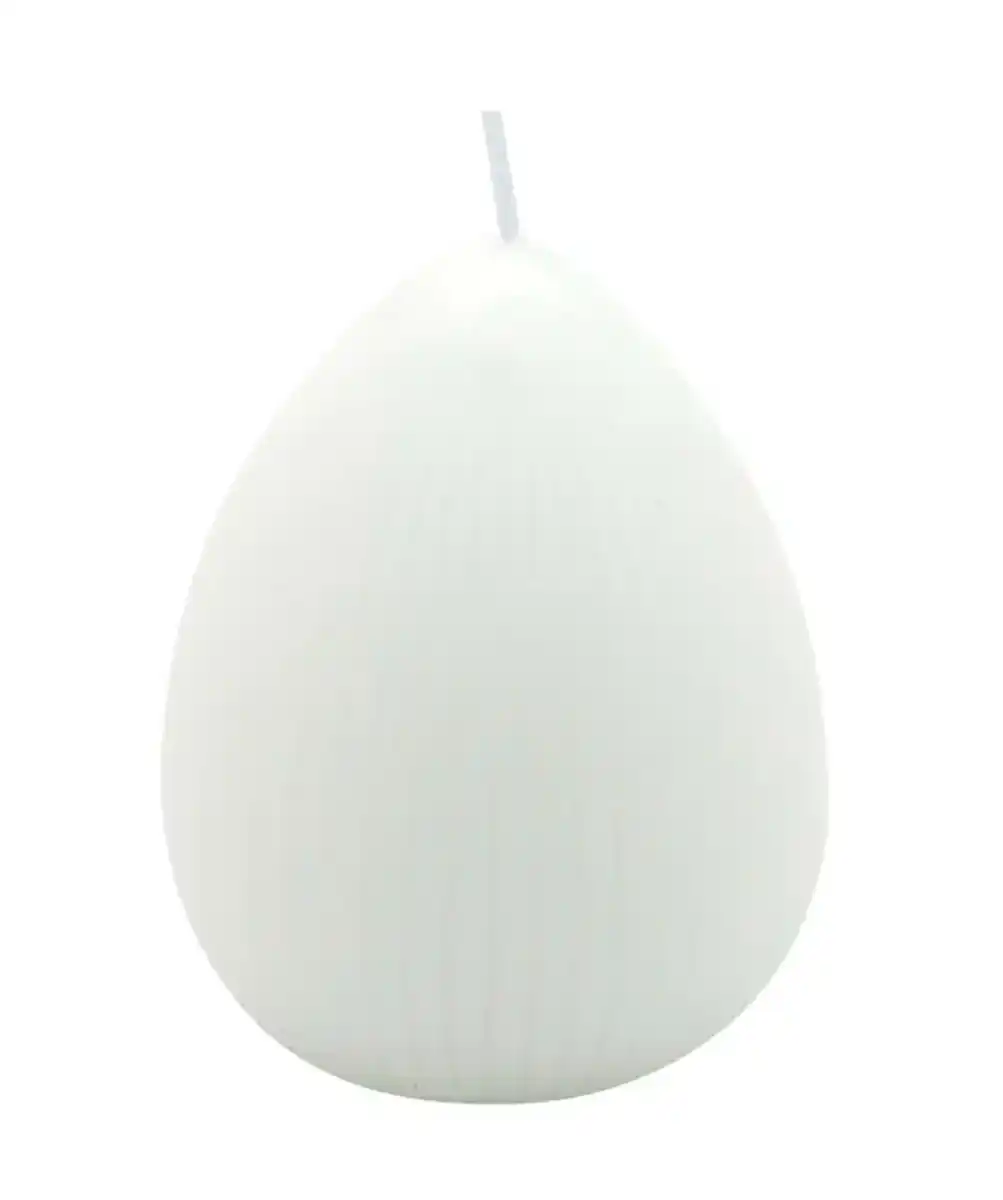 Bild 1 von Kerze Ostern, weiß gestreift