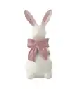 Bild 1 von Deko-Hase Ostern, weiß/rosa