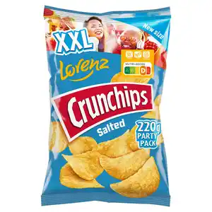 LORENZ Crunchips XXL 220 g, Gesalzen