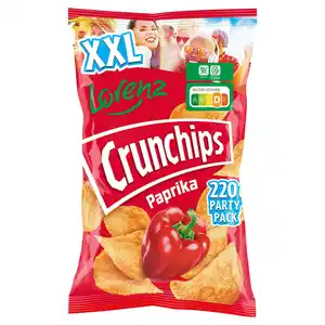 LORENZ Crunchips XXL 220 g, Paprika
