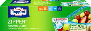 TOPPITS Zipper Frischebeutel, 12-St.-Packg.