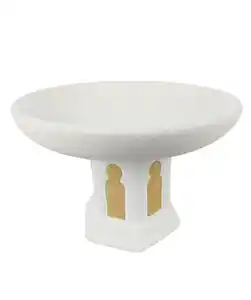 Dekoschale Ramadan, Weiß/gold