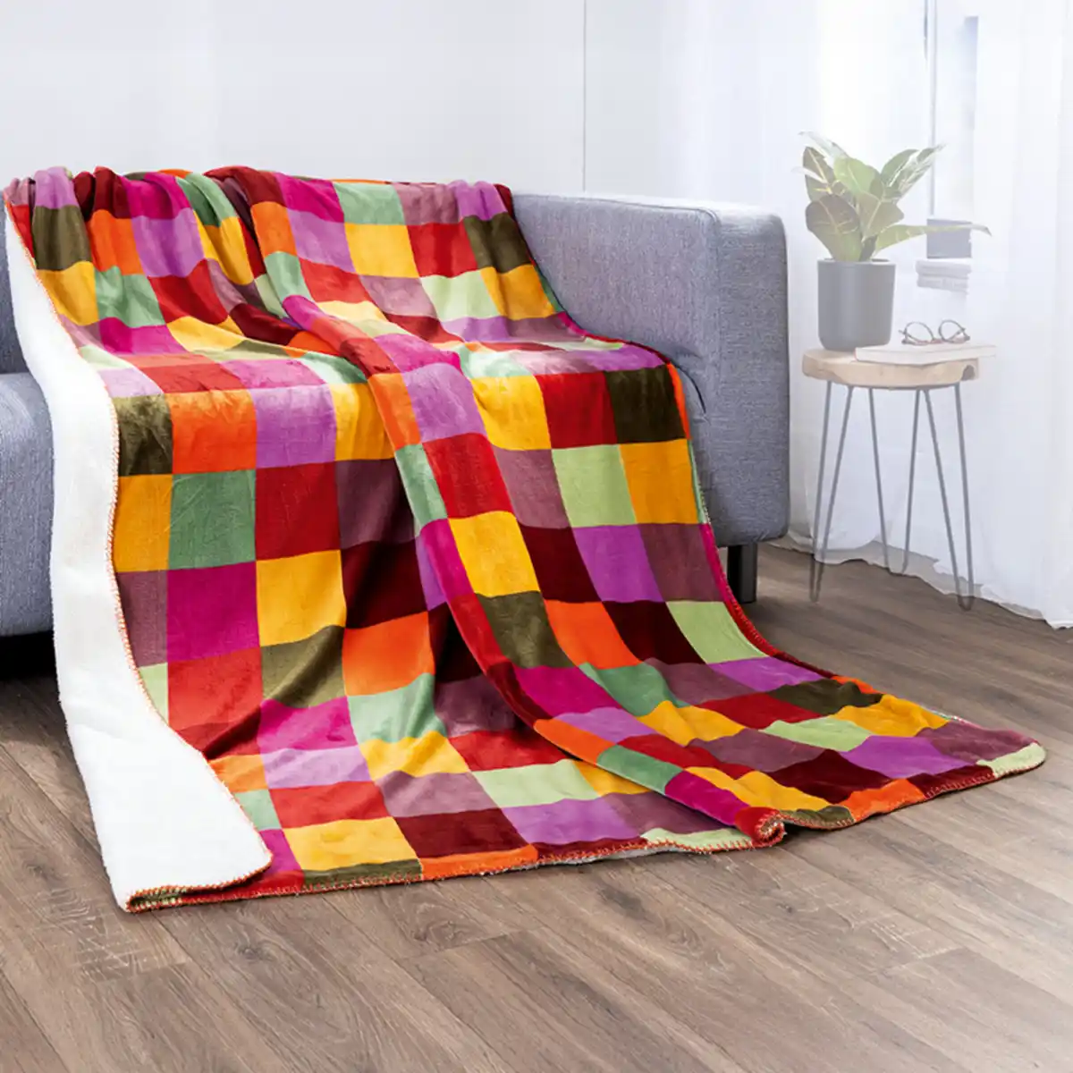 Bild 1 von Bella Casa Wohndecke "Flanell-Sherpa"