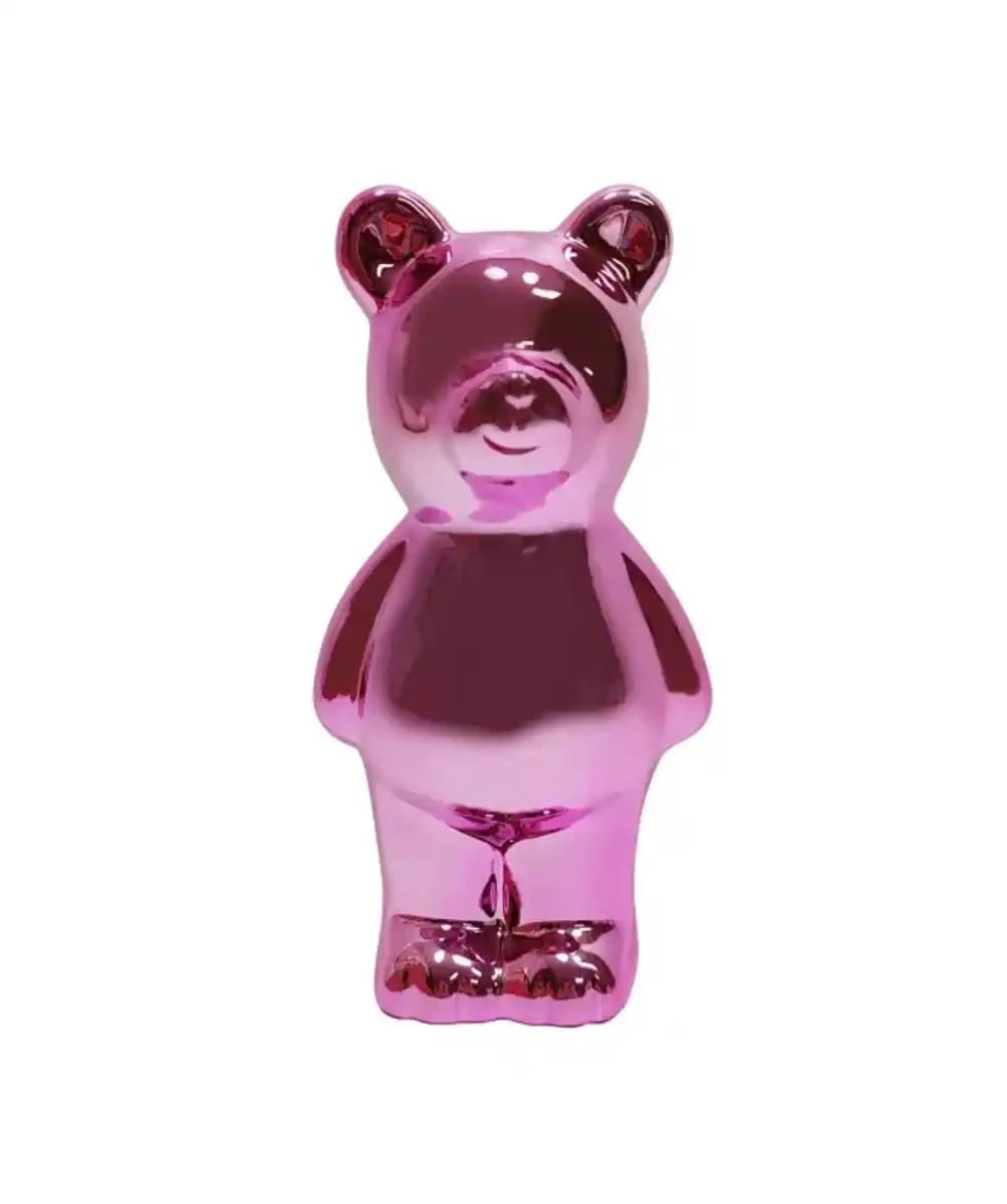 Bild 1 von Deko-Bär aus Keramik, pink