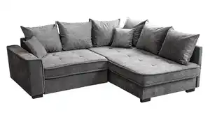 Ecksofa mit Bettkasten anthrazit 232 x 194 cm - MONTEVIDEO