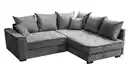 Bild 1 von Ecksofa mit Bettkasten anthrazit 232 x 194 cm - MONTEVIDEO