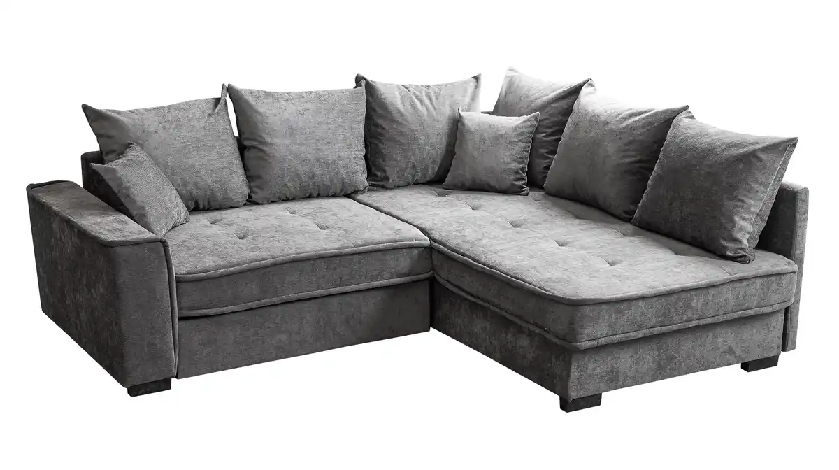 Bild 1 von Ecksofa mit Bettkasten anthrazit 232 x 194 cm - MONTEVIDEO