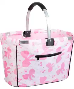 Einkaufskorb Schleifen, rosa