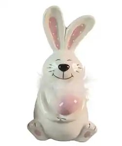 Deko-Hase Ostern, rosa