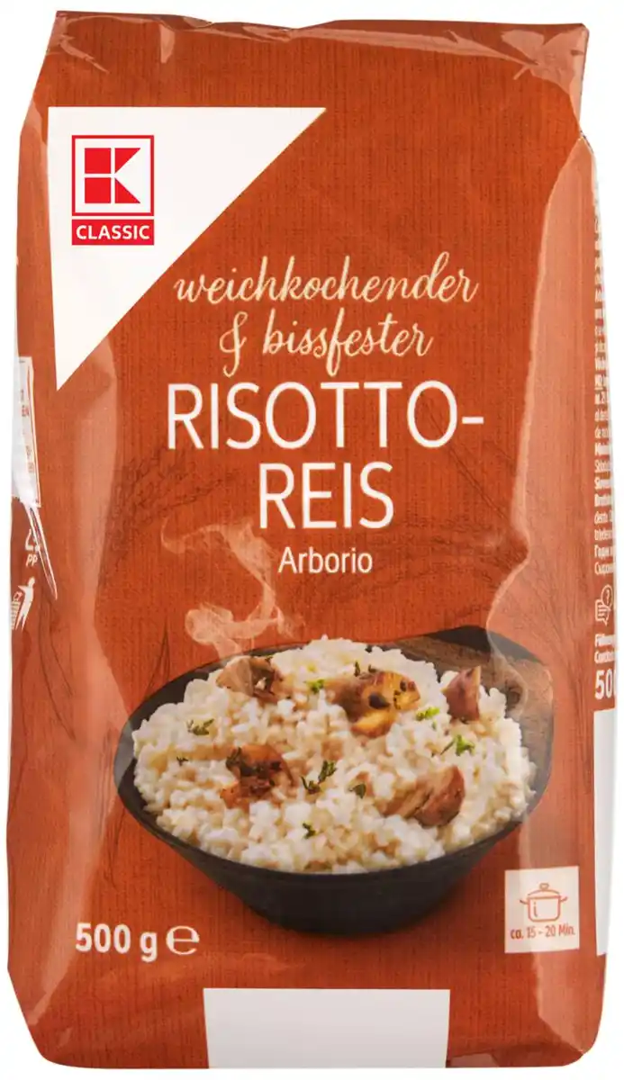 Bild 1 von K-CLASSIC Risottoreis, 500-g-Packg.