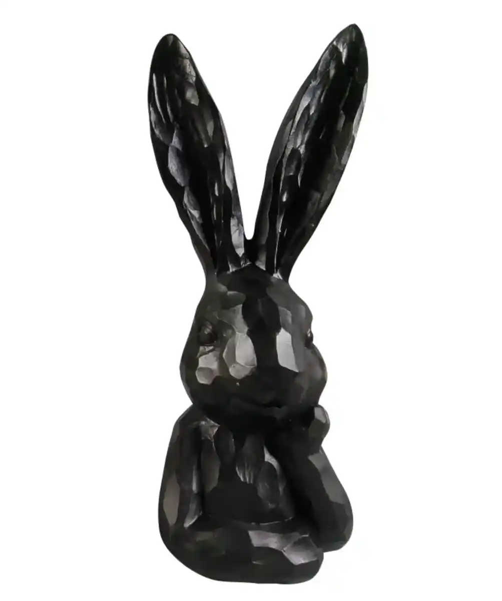 Bild 1 von Deko-Hase Ostern, schwarz