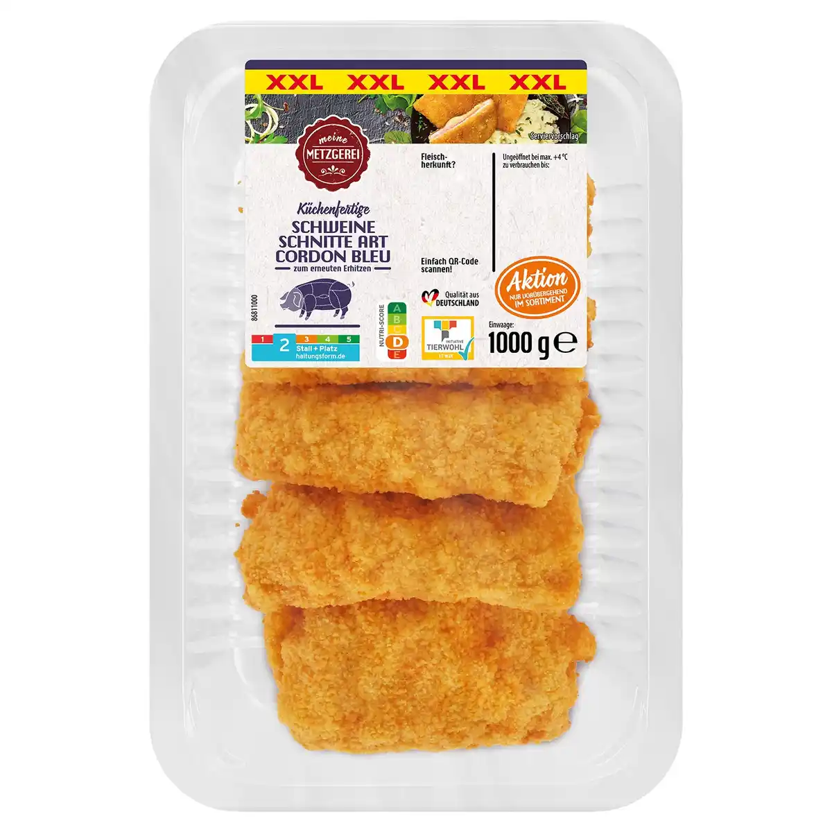 Bild 1 von MEINE METZGEREI Schweine Cordon Bleu XXL