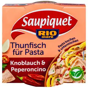 SAUPIQUET Thunfisch für Pasta oder Paté, 115 - 160-g-Dose