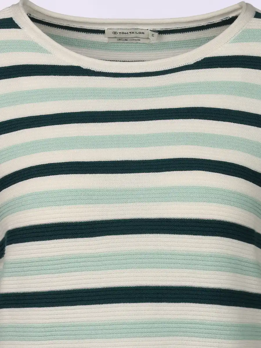 Bild 3 von Damen Pullover in Ottoman Ripp Grün