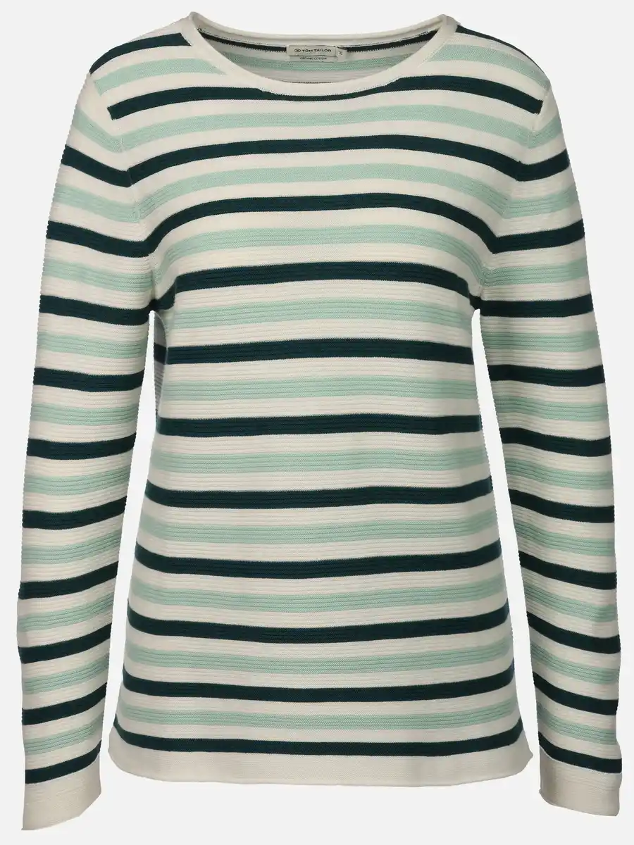 Bild 1 von Damen Pullover in Ottoman Ripp Grün