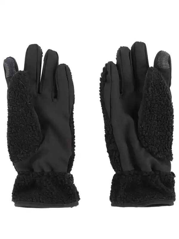 Bild 3 von Damen Handschuhe aus Teddyfell Schwarz