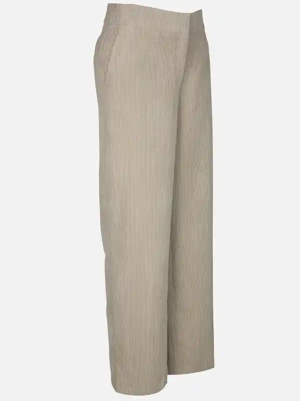 Bild 3 von Damen Cordhose mit weitem Bein Beige