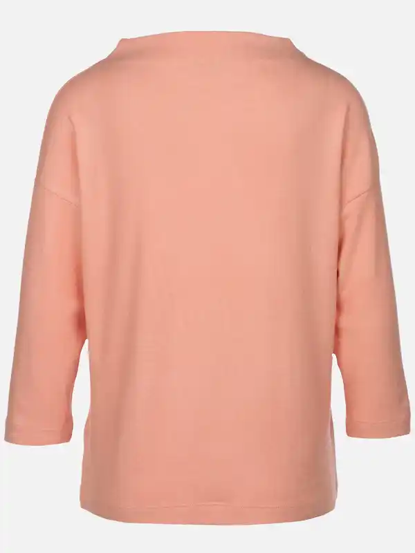 Bild 2 von Damen Flauschshirt mit 3/4 langem Arm Rosa