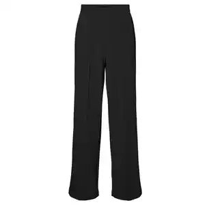 Vero Moda VMBECKY HR WIDE PULL Hose Schwarz