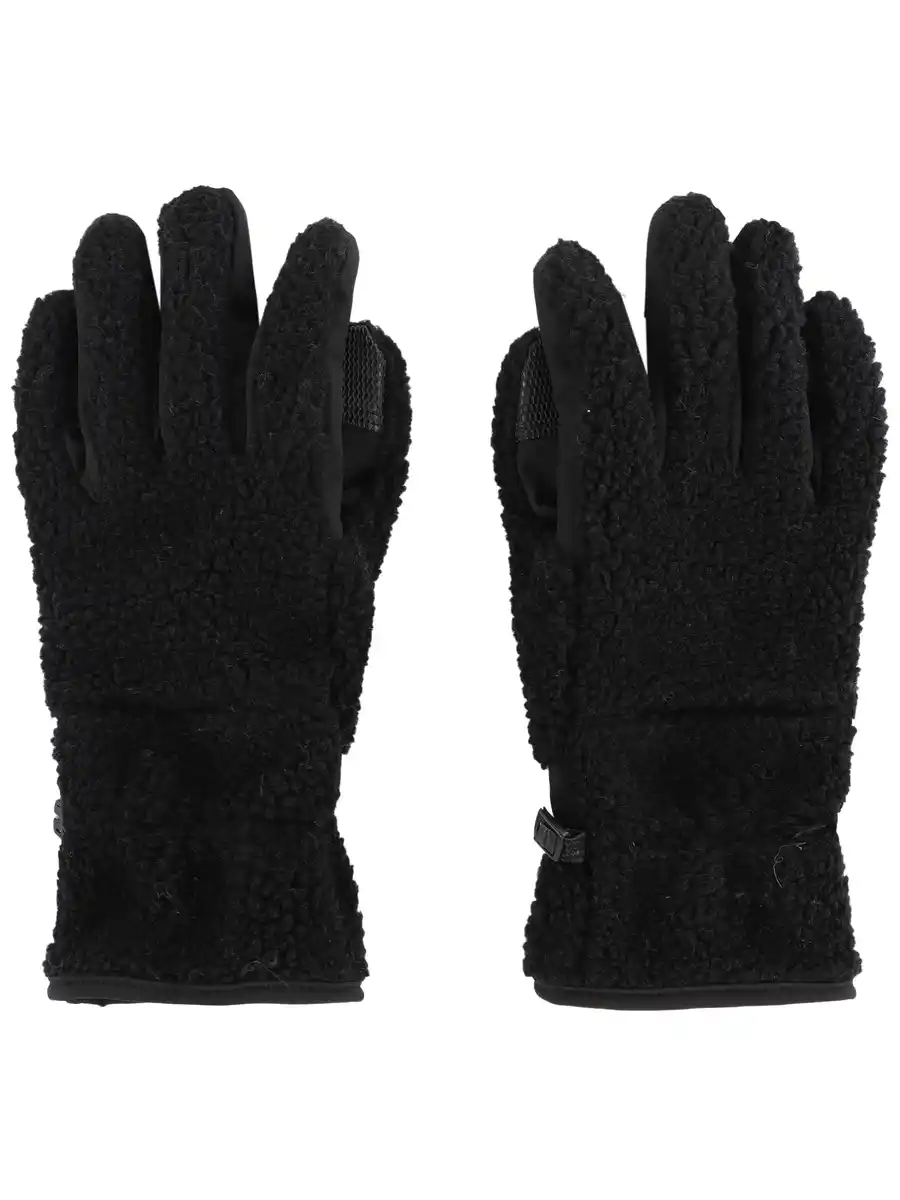 Bild 4 von Damen Handschuhe aus Teddyfell Schwarz