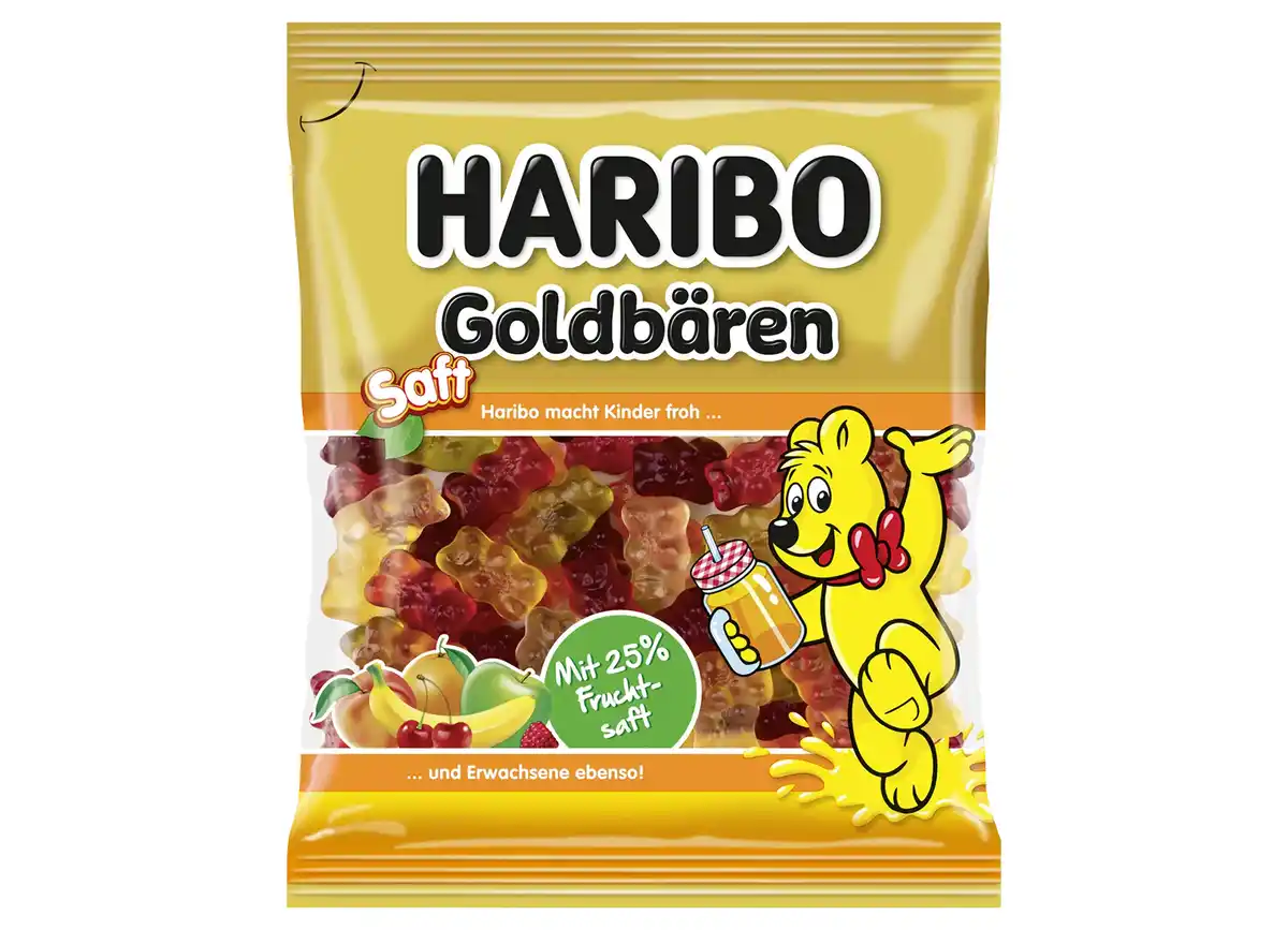Bild 1 von HARIBO Saft-Goldbären 160g