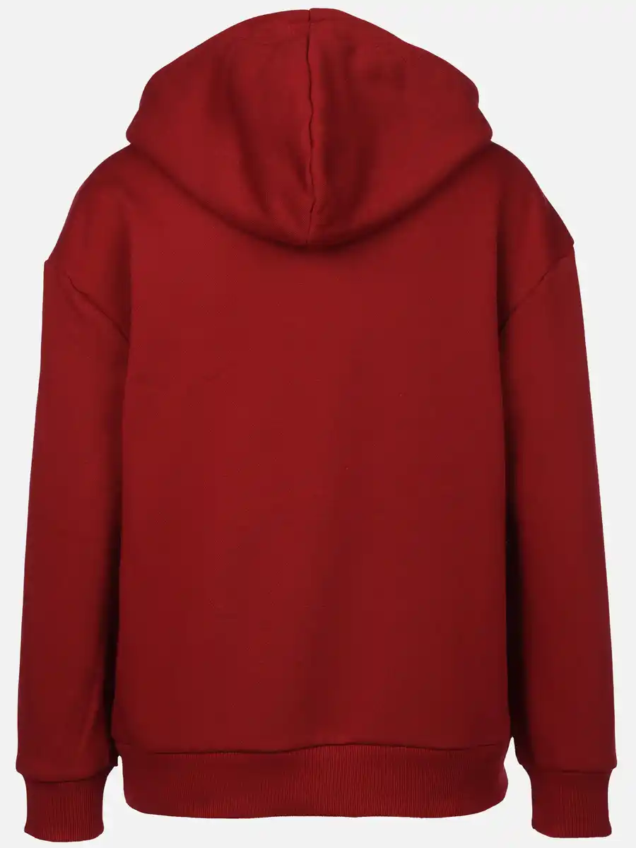 Bild 2 von Damen Sweatshirt mit Kapuze Rot