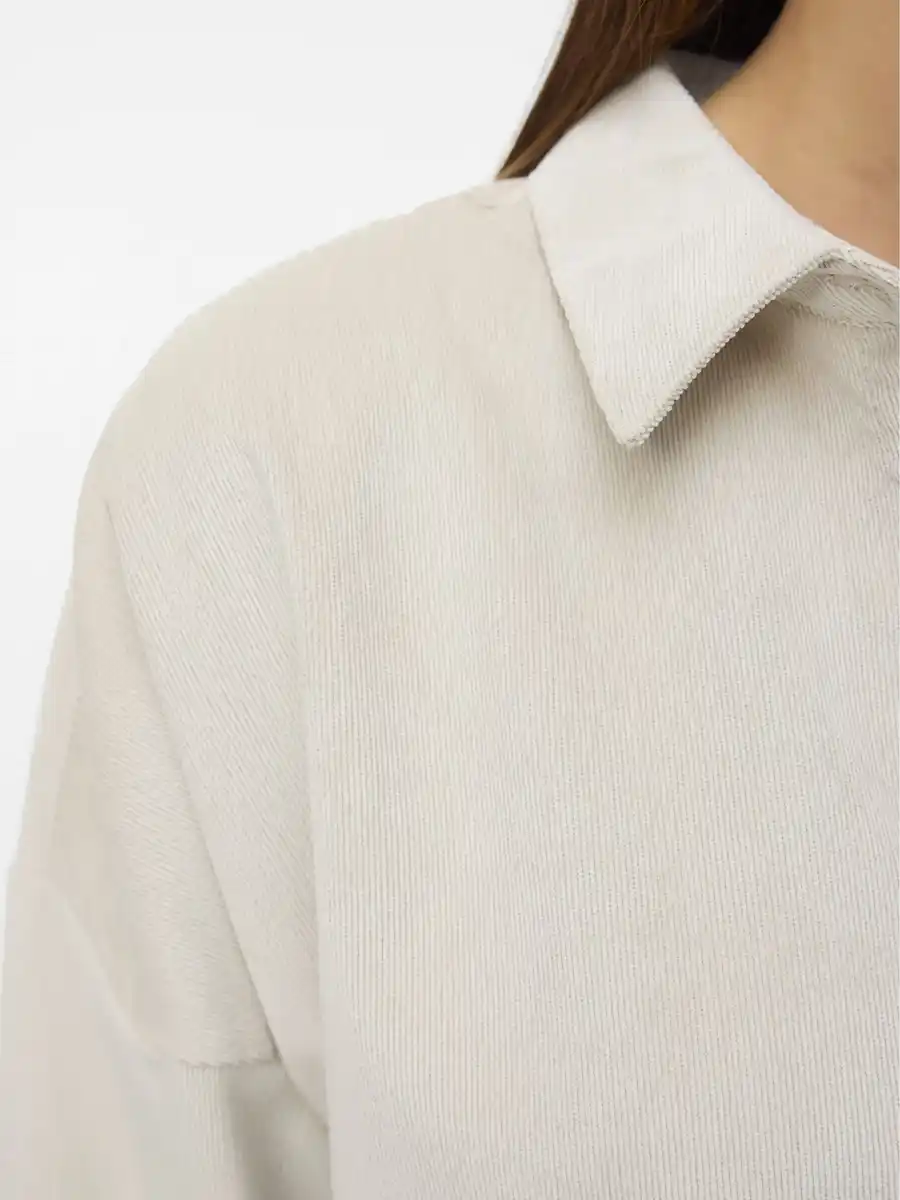 Bild 3 von Vero Moda VMSANNE COURDEROY LS Cordhemd Grau