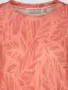 Bild 3 von Damen Flauschshirt mit Blätterprint Rosa