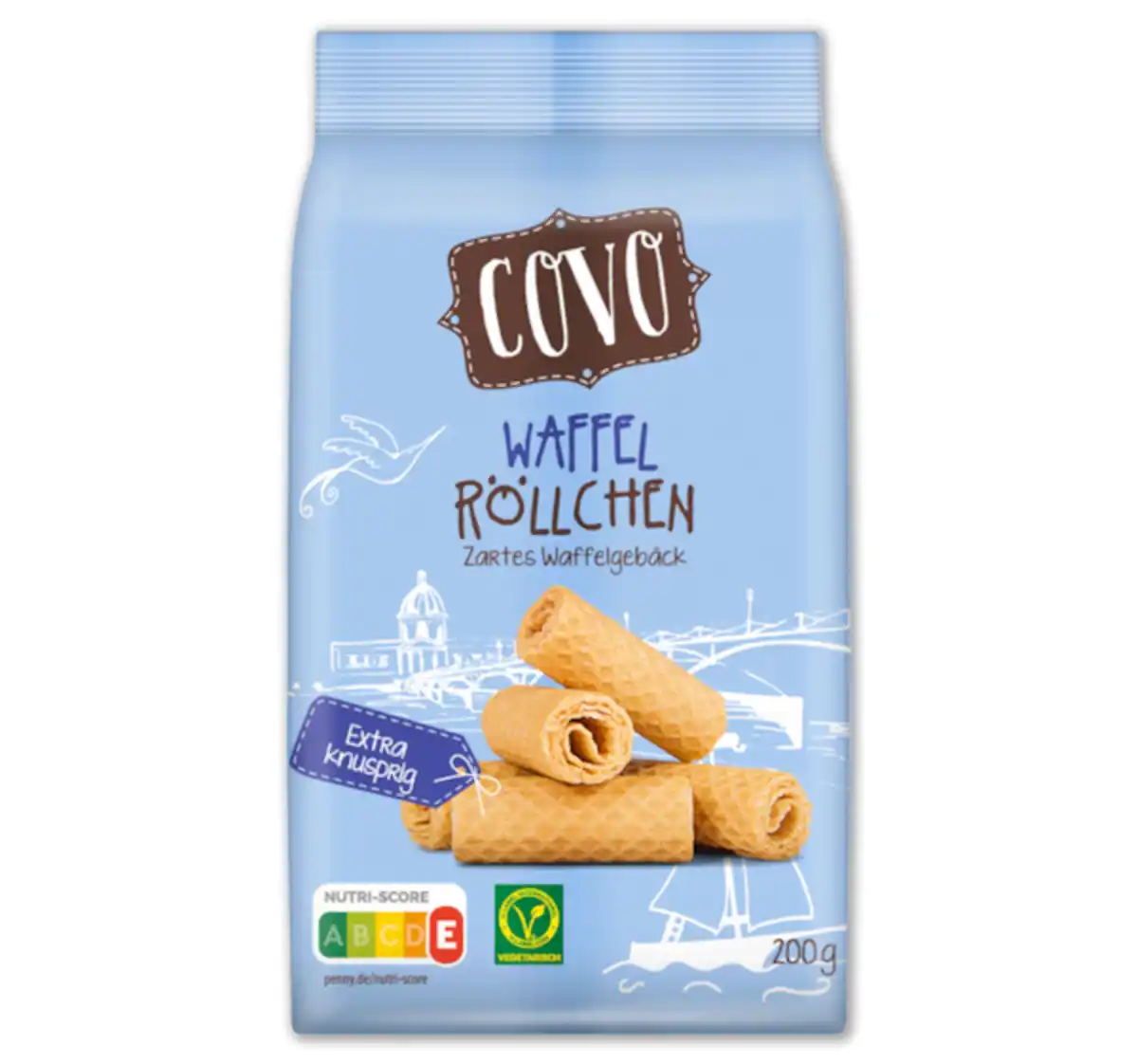 Bild 1 von COVO Waffel Röllchen