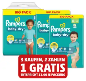 PAMPERS Windeln Big Pack*