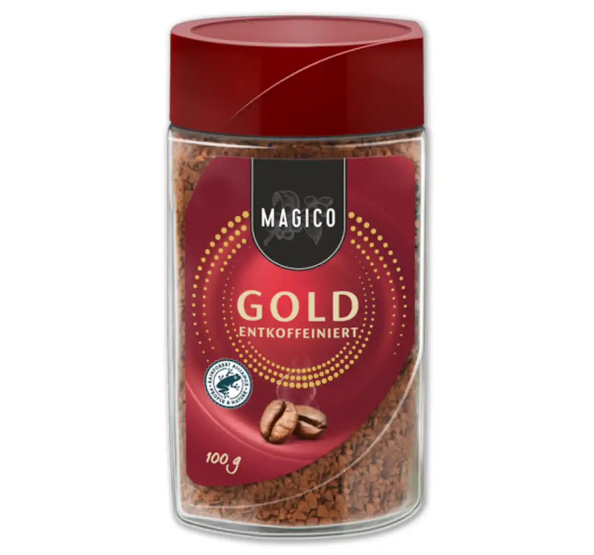 Bild 1 von MAGICO KAFFEE Löslicher Kaffee Gold entkoffeiniert