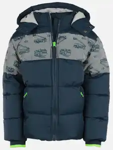 Jungen Jacke mit Feuerwhrprint Blau