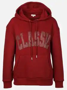 Damen Sweatshirt mit Kapuze Rot