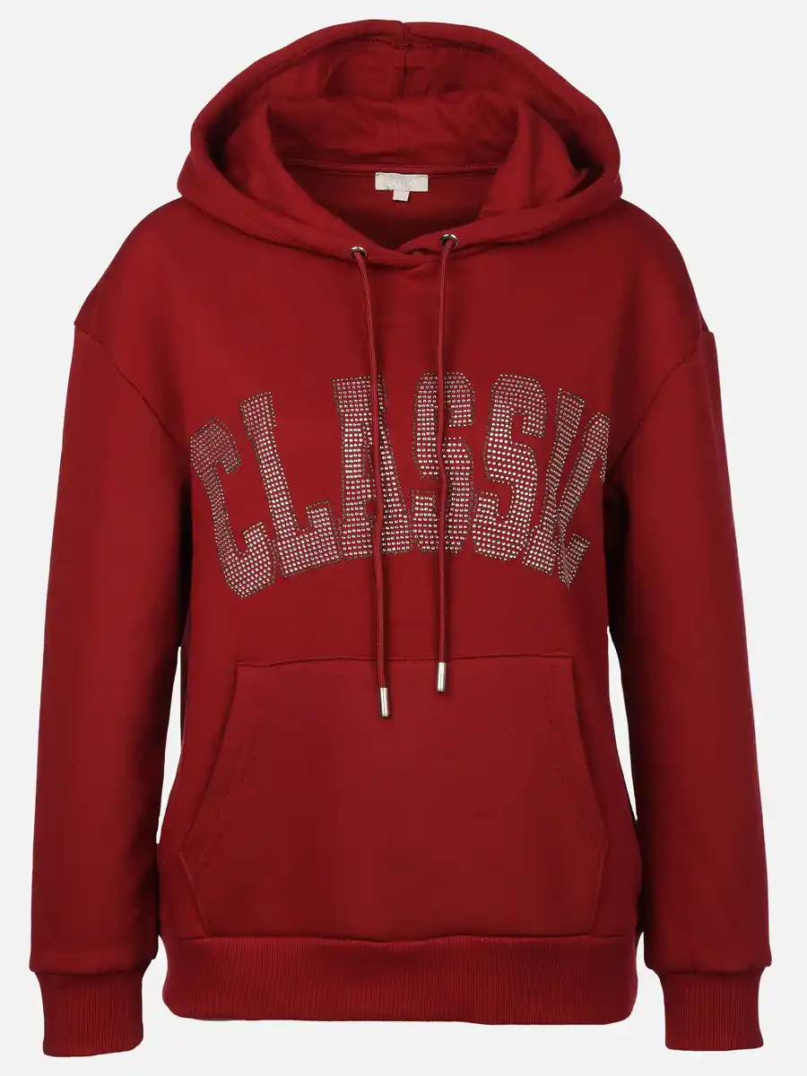 Bild 1 von Damen Sweatshirt mit Kapuze Rot