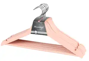 Kleiderbügel aus Holz mit Metall-Haken