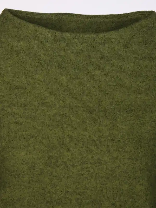 Bild 3 von Damen Flauschshirt mit 3/4 langem Arm Grün