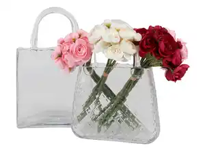 Vase „Tasche“ aus Glas