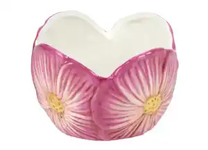 Dekotopf „Blüte“ Dolomite