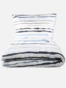 Biber Bettwäsche im 4er Pack 135x200cm Blau