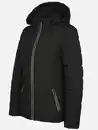 Bild 3 von Damen Steppjacke mit abnehmbarer Kapuze Schwarz