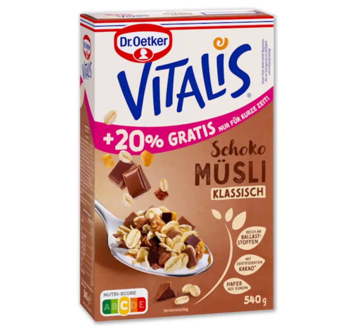 Bild 1 von DR. OETKER Vitalis Müsli*
