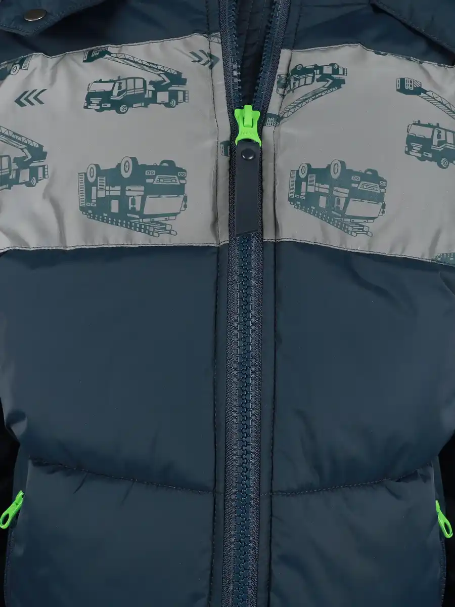 Bild 3 von Jungen Jacke mit Feuerwhrprint Blau