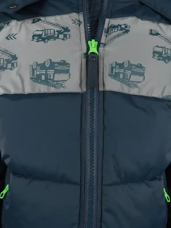 Bild 3 von Jungen Jacke mit Feuerwhrprint Blau