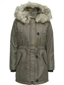 Only ONLIRIS FUR WINTER PA Jacke Grau