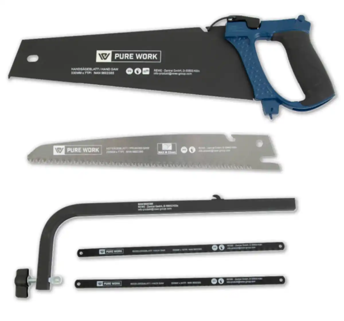 Bild 1 von PURE WORK 4-in-1-Handsäge-Set*