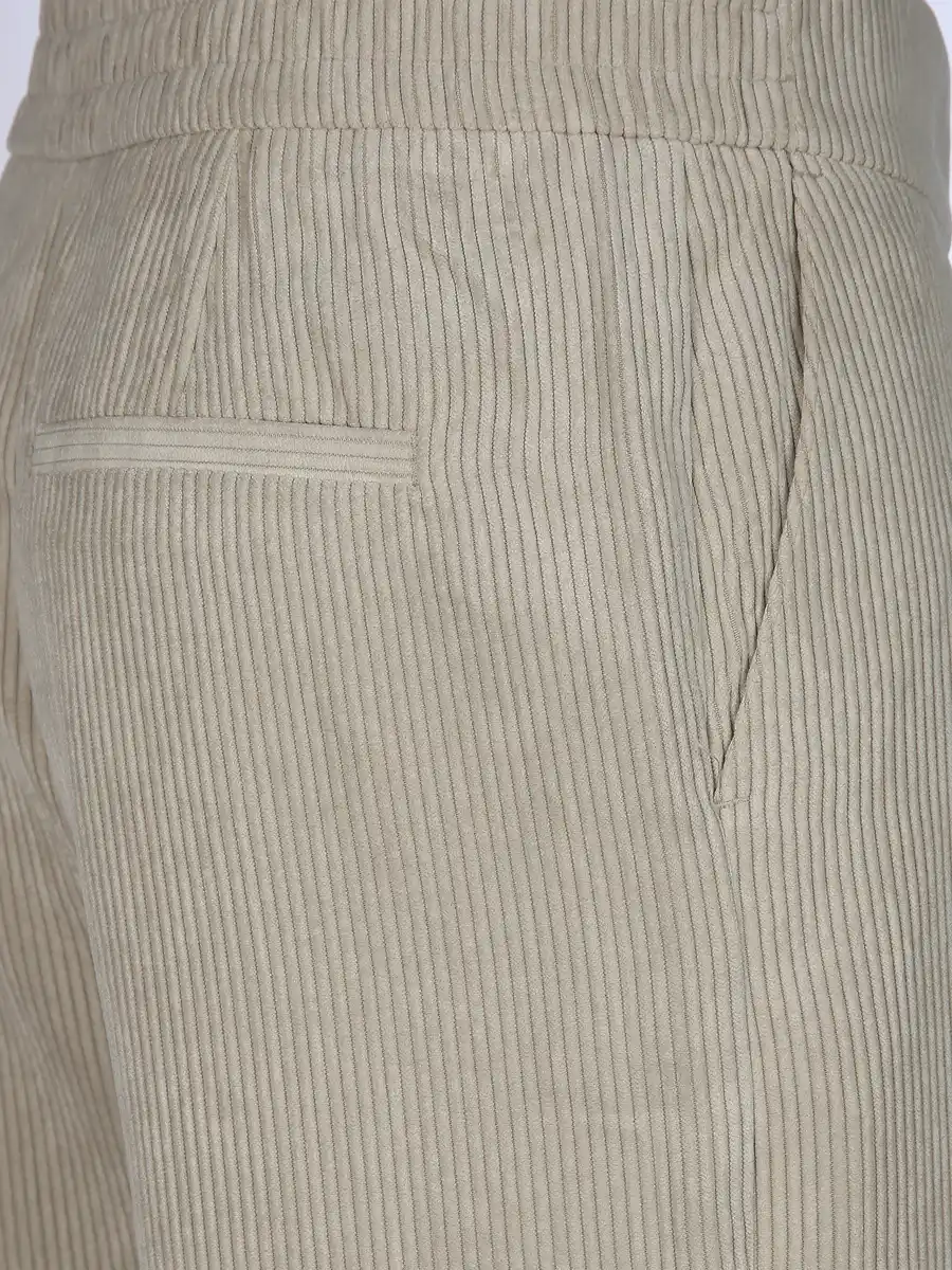Bild 4 von Damen Cordhose mit weitem Bein Beige
