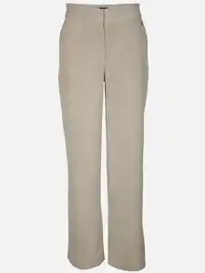 Damen Cordhose mit weitem Bein Beige