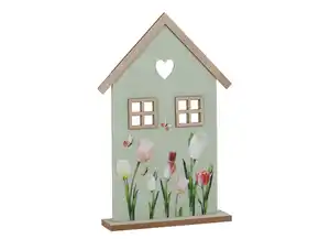 Filzhaus mit Tulpendruck