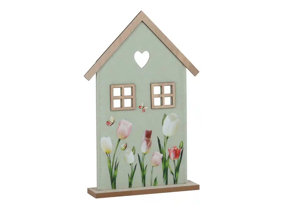 Bild 1 von Filzhaus mit Tulpendruck