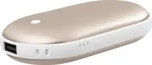 IDEENWELT Powerbank mit Taschenwärmer rosegold